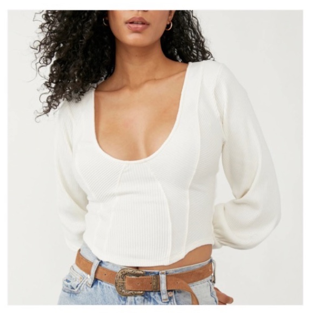 Free People Petra Long Sleeve Top